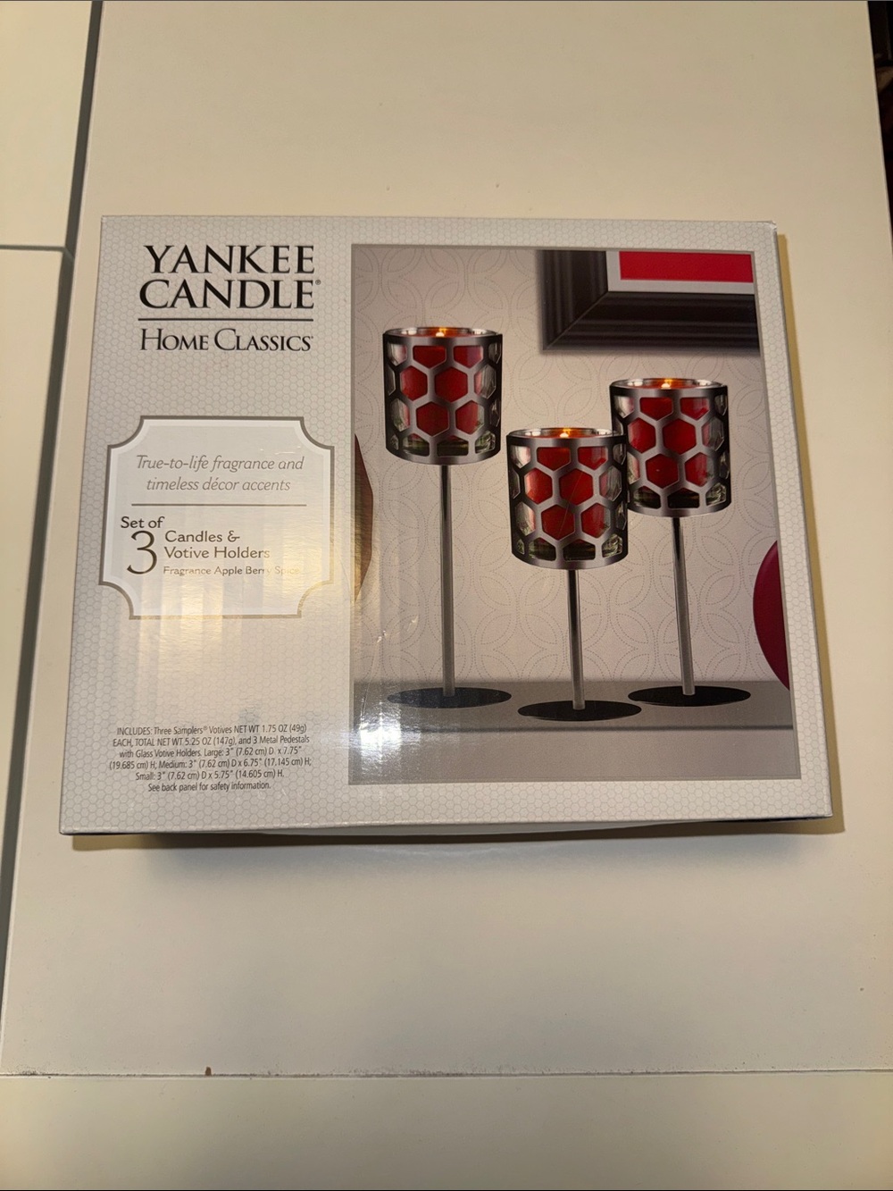 Yankee Candle Apple Berry Spice Candle Set